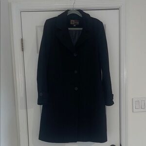 Anne Klein Classic Black Trench Coat